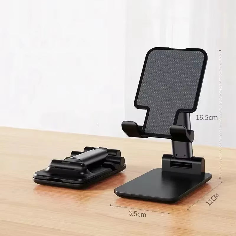 Foldable Mobile Phone Holder Stand Tablet Desk Mount Table Flexible Adjustable Desktop Live Lazy Bracket Support for All Phones