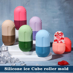 Silicone Face Ice Cube Mold: Enhance Beauty and Skin Care with Silicon Face Ice Roller for Soothing Relief