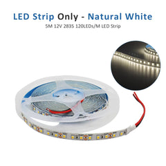 12V LED Strip SMD 2835 1M 2M 3M 4M 5M LED Stripe Tape Light 120LED/M 240LED/M Warm White Flexible Strip Ribbon Home Decor Light