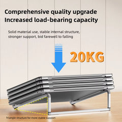 Laptop Stand for Macbook Folding Adjustable Aluminum Computer Pc Tablet Stand Notebook Tablelaptop Holder Heat Dissipation