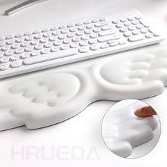 Mechanical Keyboard, Mouse, Wrist Rest, Computer Keyboard, Laptop, Angel Wing, Memory Foam, Mouse Pad Wrist Support