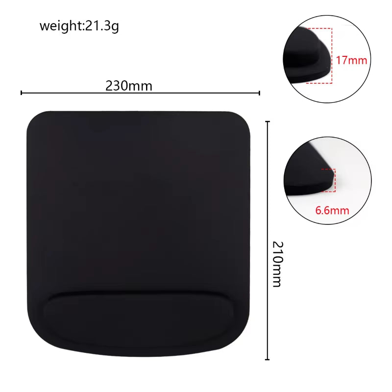 Computer Game Mouse Pad Environmental Eva Ergonomic Mousepad Wrist Pad Solid Color Comfortable Mouse Mats for Office Accessories