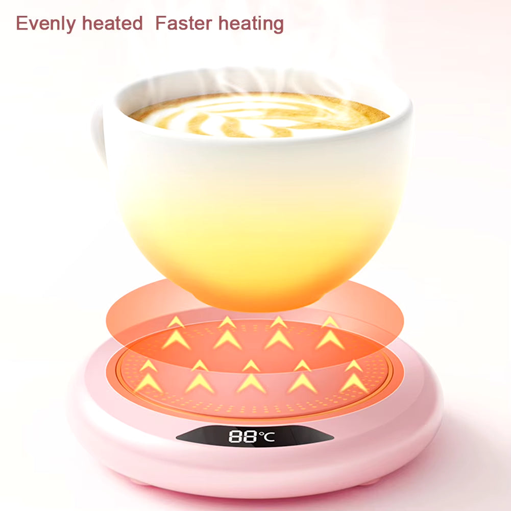 USB Cup Warmer Coffee Mug Heating Coaster 3 Temperature Setting Thermostatic Hot Plate Milk Tea Water Heating Pad Cup Heater