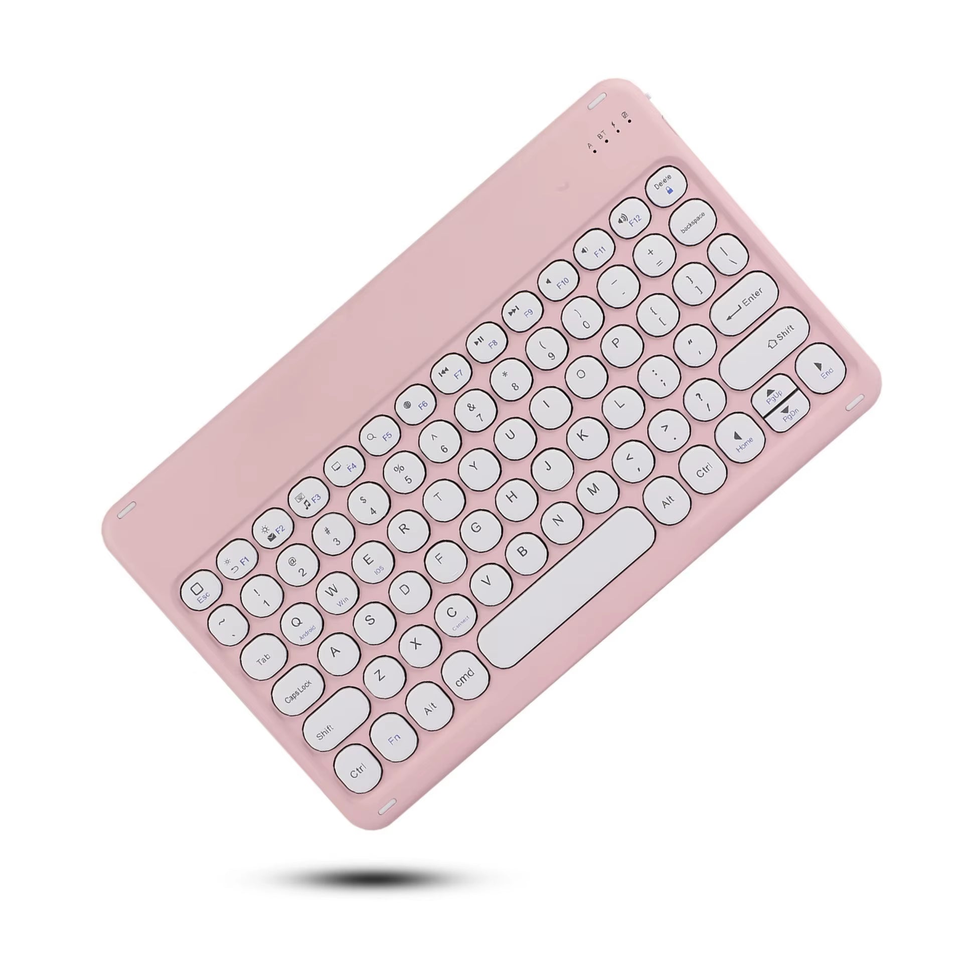 Spanish/English Bluetooth Keyboard 10 Inch for Ipad Air Pro Wireless Rechargeable Keyboard for Phone Tablet Laptop Universal