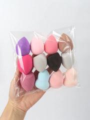 Medium Size Beauty Sponge 6/12/24/36/60 Pieces, Random Color and Shape, Foundation Mixing Beauty Sponge, Liquid, Cream and Powde