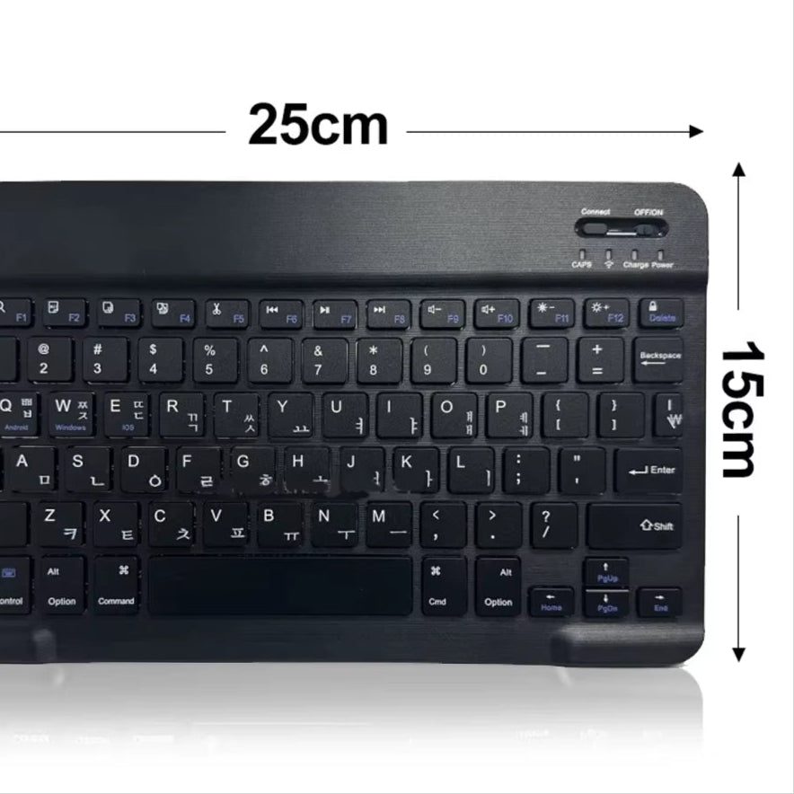 Bluetooth Wireless Keyboard Mouse for IOS Android Windows Tablet for Ipad Air Mini Pro Spanish Korean Portugal Russian Keyboard