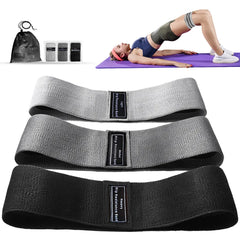 Fabric Resistance Hip Booty Bands Glute Thigh Elastic Workout Bands Squat Circle Stretch Fitness Strips Loops Yoga Gym Equipment