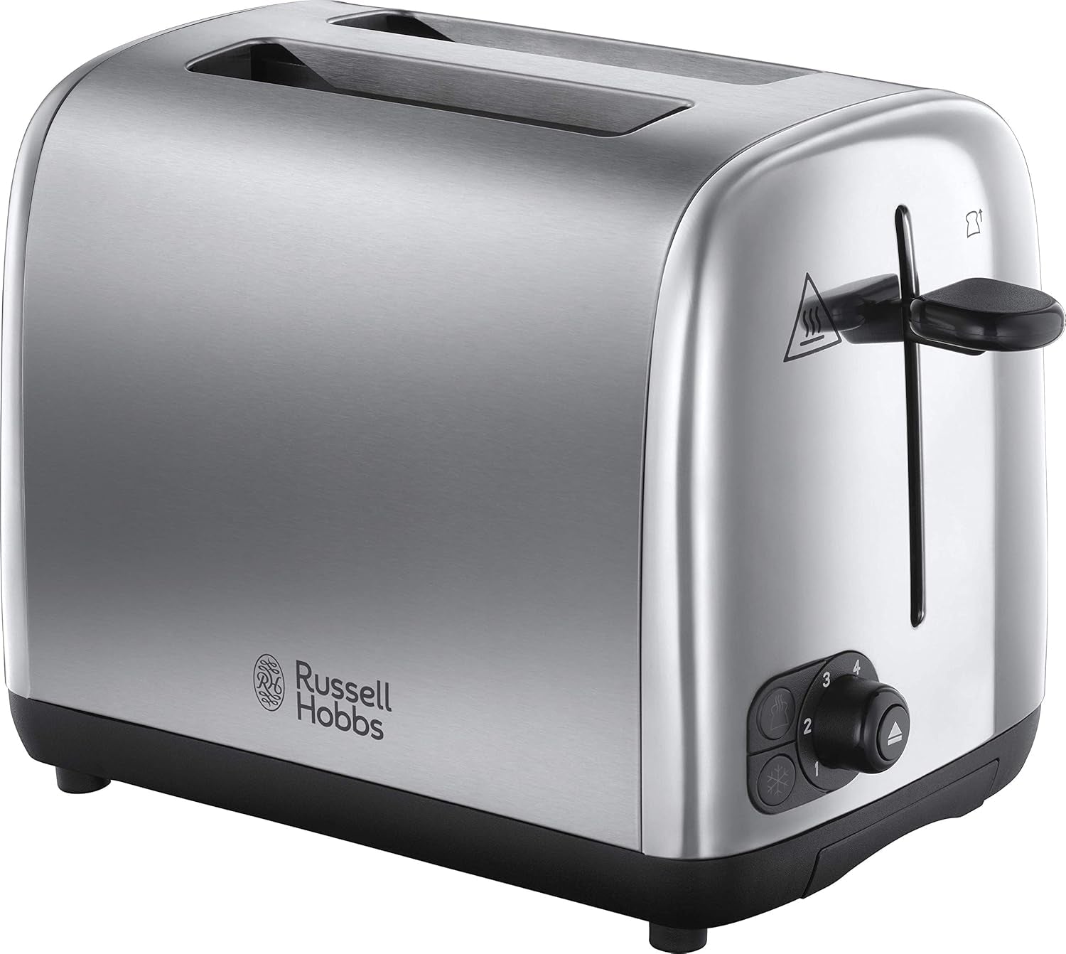 2 Slice Toaster with Perfect Toast Technology for Improved Evenness (Wide Slots, Lift & Look Feature, 6 Browning Levels, Frozen & Cancel Function, 850W, Brushed & Stainless Steel) 24080