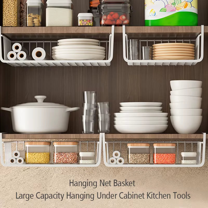 Metal Hanging Kitchen Conditioning Layered Storage Rack Multifunctional Book Storage Rack Dormitories Offices