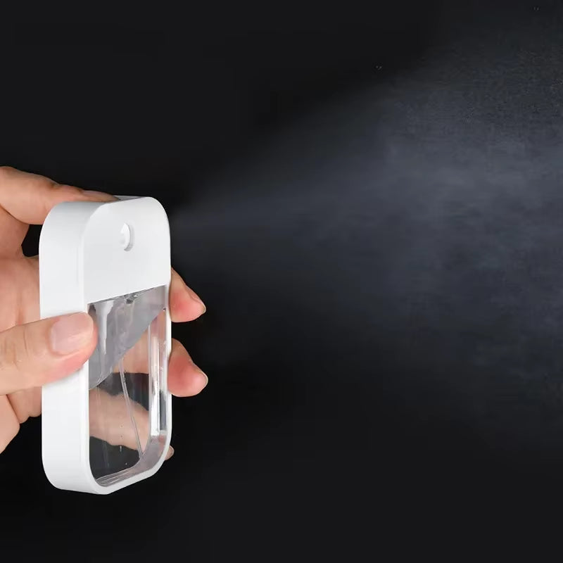 New 45Ml 6 Color Portable Refillable Hand Sanitizer Alcohol Bottles Mini Card Spray Bottle Travel Sub-Bottling Cosmetics Press