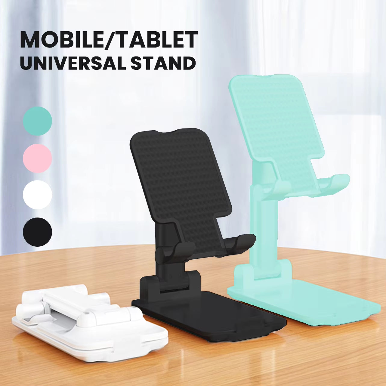 Foldable Mobile Phone Holder Stand Tablet Desk Mount Table Flexible Adjustable Desktop Live Lazy Bracket Support for All Phones