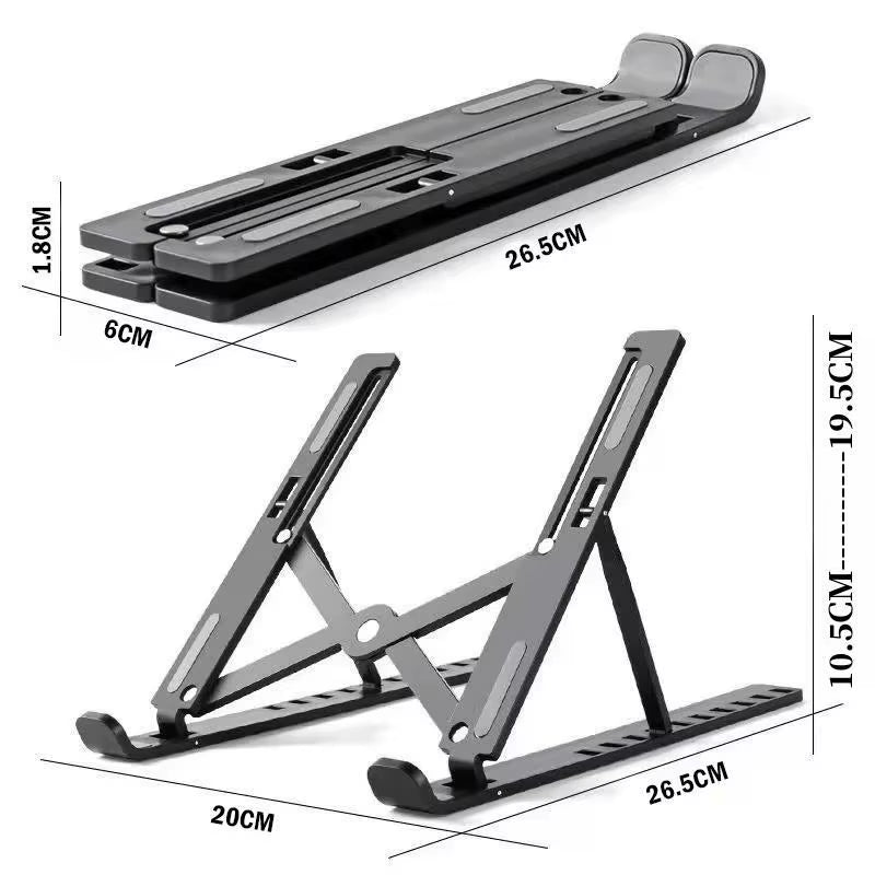 Foldable Laptop Stand Adjustable Portable Notebook Bracket Support Base ABS Holder for Macbook Air Pro Accessories Convenient