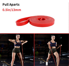 Heavy Duty Latex Resistance Band, Elastic Exercise Band for Strength Training, Pull-Up Assist, Pilates and Workout Fitness Equipment