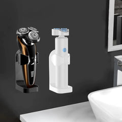 Shaver Rack Electric Toothbrush Bathroom Men Razor Beauty Equipment Storage Holder Self-Adhesive Hook