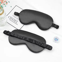 Imitated Silk Eye Patch Shading Sleep Eye Mask Eyepatch Travel Relax Cover Eyeshade Health Sleeping Shield Soft Eye Care Tools