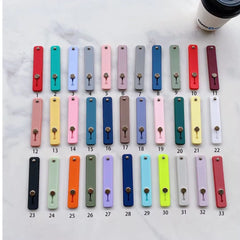 Wrist Band Hand Band Finger Grip Mobile Phone Holder Stand Push Pull  Plain Color Phone Socket Holder for Iphone Xiaomi