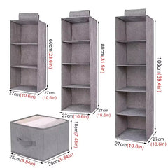 New Creative Household Clothes Hanging Drawer Box Underwear Finishing Storage Collapsible Storage Shelves Closet Organizer