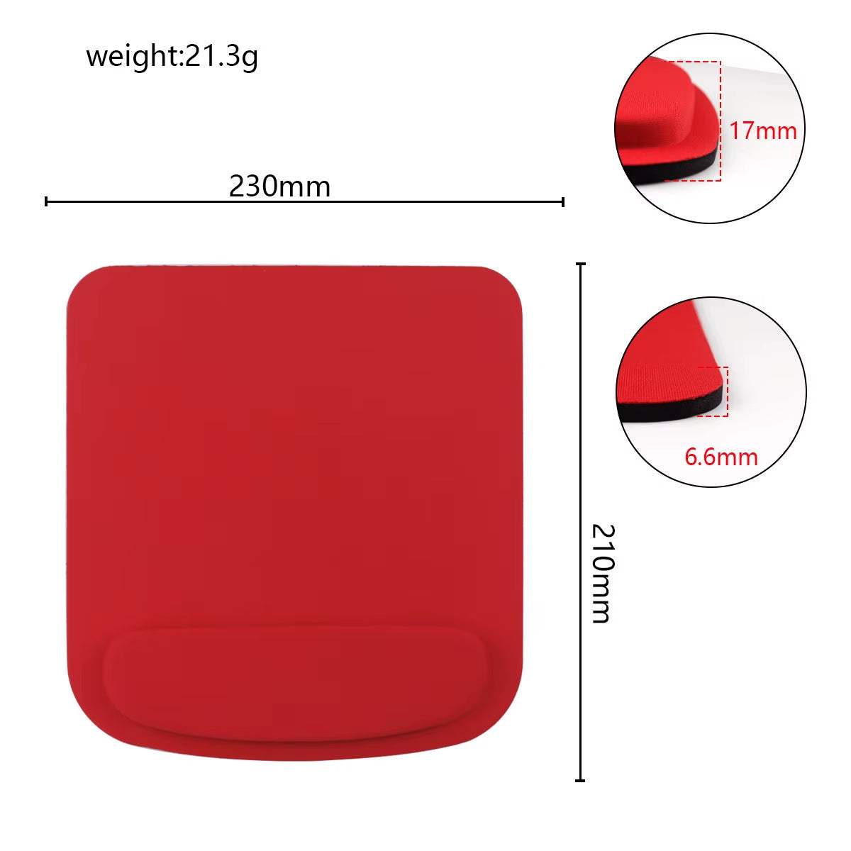 Computer Game Mouse Pad Environmental Eva Ergonomic Mousepad Wrist Pad Solid Color Comfortable Mouse Mats for Office Accessories