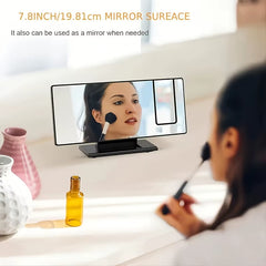 1PC Mirror Multifunctional Projection Alarm Clock Intelligent Luminous Clock Bedroom Large Screen Projection Clock