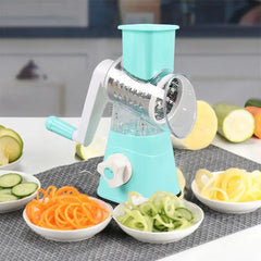 Hand Crank Multifunctional Vegetable Cutter: Home Kitchen Shredder and Potato Grater with Roller Design for Effortless Cutting