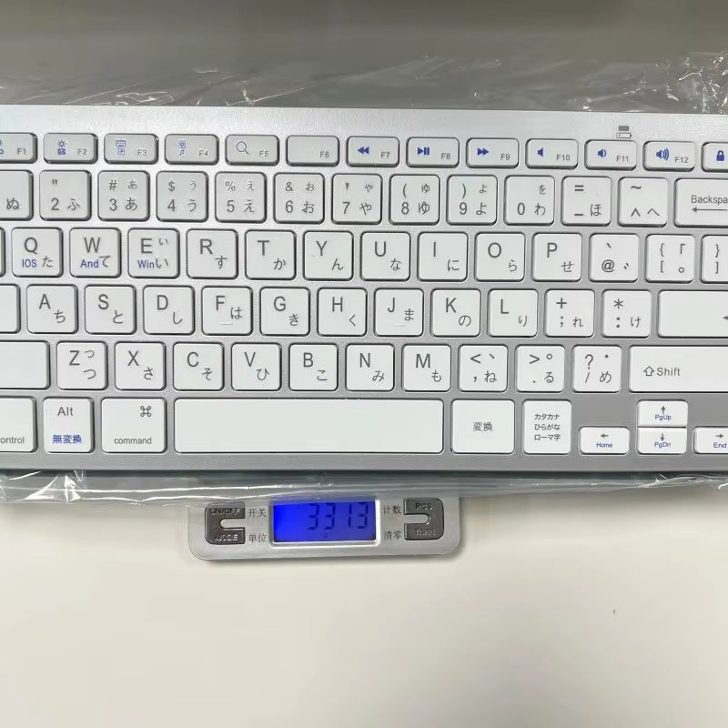 Japanese Language Ultra Thin Lightweight Low Noise Keyboards for Laptop/Computer/Surface