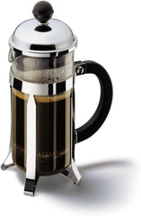 Chambord 3 Cup French Press Coffee Maker, Chrome, 0.35 L, 12 Oz