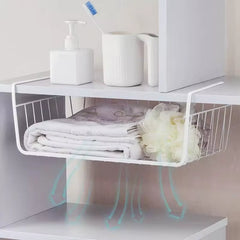 Metal Hanging Kitchen Conditioning Layered Storage Rack Multifunctional Book Storage Rack Dormitories Offices