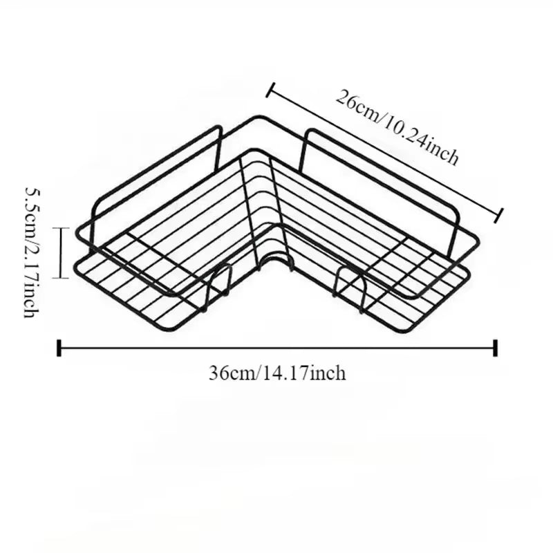 1PCS Non Perforated Bathroom, Bathroom, Triangle Shelf, Wall Mounted Toilet, Bathroom, Washbasin, Storage of Wall Supplies