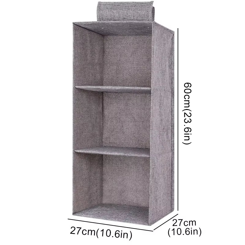 New Creative Household Clothes Hanging Drawer Box Underwear Finishing Storage Collapsible Storage Shelves Closet Organizer