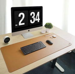 Oversized Leather Cork Mouse Pad Double-Sided Waterproof Soft Durable 900*400Mm Comfortable Touch Desk Mat Large Mousepad