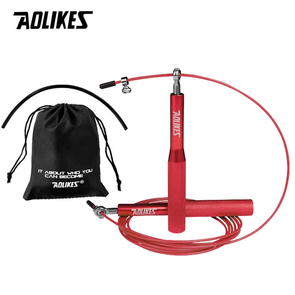 Crossfit Jump Rope Professional Speed Bearing Skipping Fitness Workout Training Equipement MMA Boxing Home Exercise