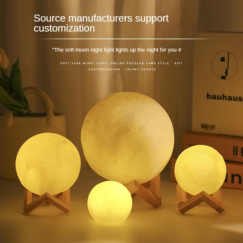 8Cm Stunning 3D Moon Lamp Night Light for Energy-Efficient Room Décor and Special Occasions Bedroom Apex Legends