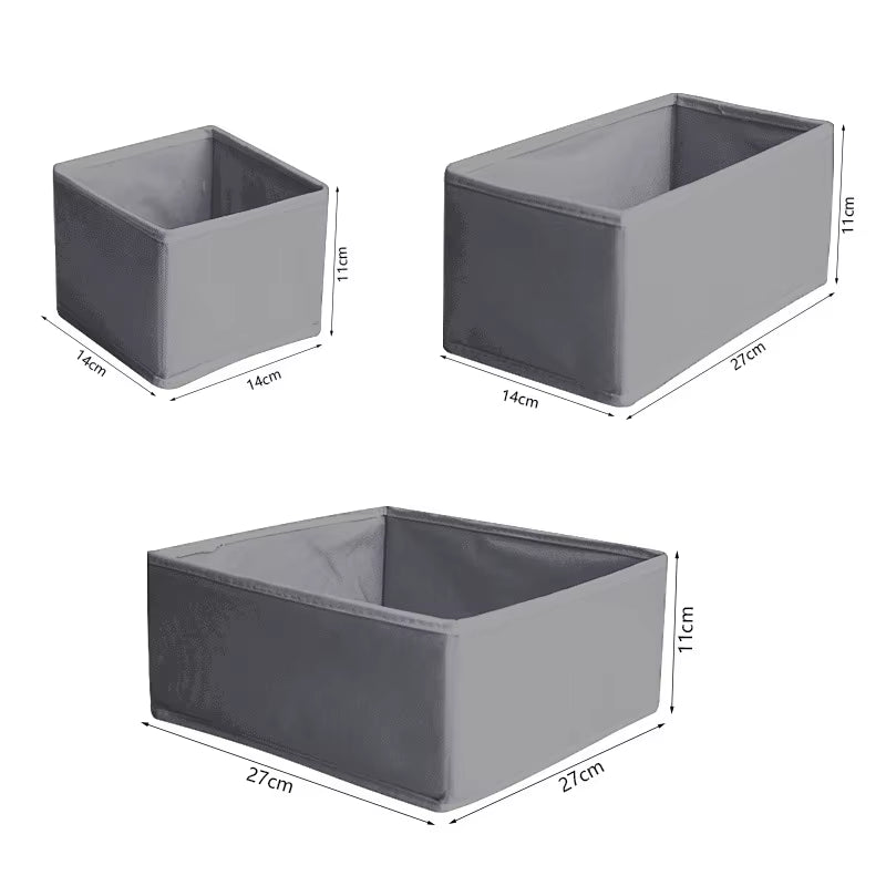 Underwear Organizers of Cabinets and Drawers Wardrobe Clothes Bra Organizer for Underwear Socks Pants Home Foldable Storage Box