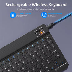 Bluetooth Wireless Keyboard Mouse for IOS Android Windows Tablet for Ipad Air Mini Pro Spanish Korean Portugal Russian Keyboard