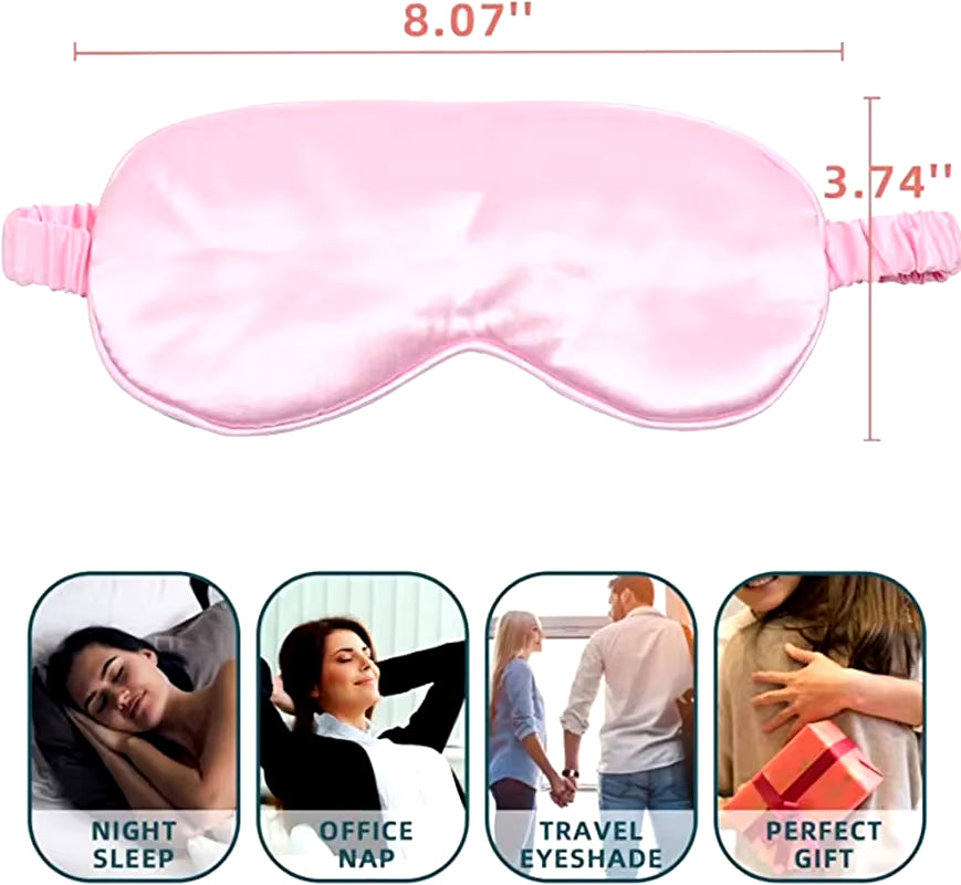 Imitated Silk Eye Patch Shading Sleep Eye Mask Eyepatch Travel Relax Cover Eyeshade Health Sleeping Shield Soft Eye Care Tools