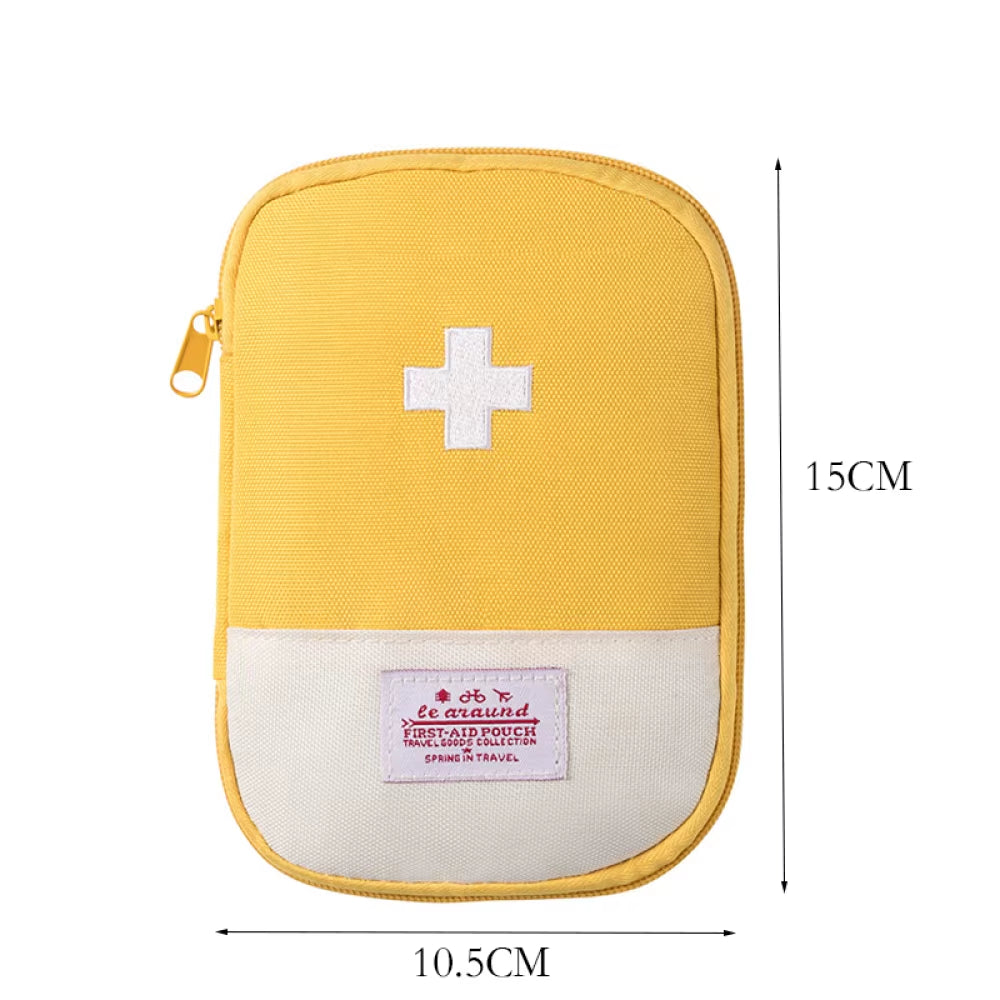 Portable Medicine Bag Cute First Aid Kit Medical Emergency Kits Organizer Outdoor Household Medicine Pill Storage Bag Travel