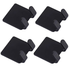 2/4PCS Adhesive Razor Holder Wall Mounted Bathroom for Shower Hook Rack Gillette Shaver Shaving Holder Black Plastic Hook