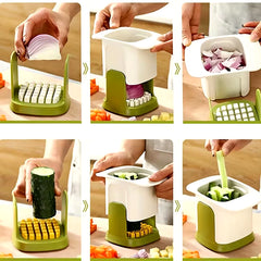 Multifunctional Vegetable Chopper Onion Dicing Artifact French Fries Slicer Kitchen Gadget Cucumber Potato Slicer Kitchen Tools