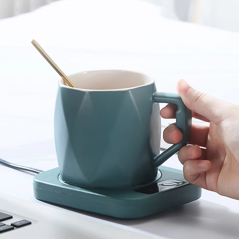 Coffee Cup Warmer Electric Mug Heater DC 5V USB Constant Temperature Heating Coaster for Milk Tea Water Heating Pad Warm Mat