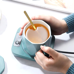 Coffee Cup Warmer Electric Mug Heater DC 5V USB Constant Temperature Heating Coaster for Milk Tea Water Heating Pad Warm Mat