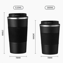 380Ml 510Ml Stainless Steel Coffee Cup Thermal Mug Garrafa Termica Cafe Copo Termico Caneca Non-Slip Travel Car Insulated Bottle