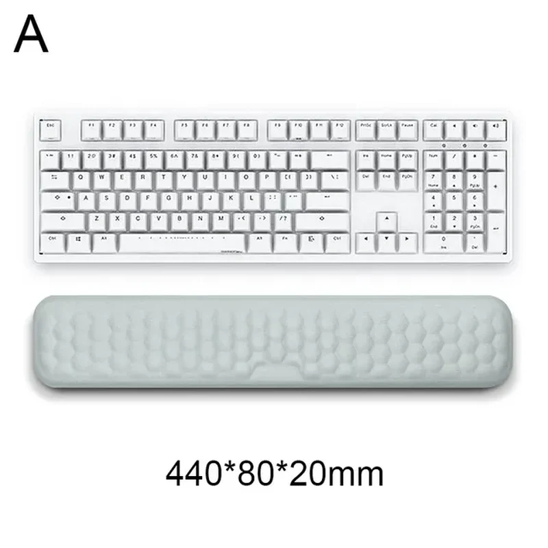 Ergonomic Keyboard Mouse Wrist Rest Office Typing Protection Relax Wrist Memory Foam Mouse Pad Computer Laptop Desk Mat