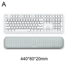 Ergonomic Keyboard Mouse Wrist Rest Office Typing Protection Relax Wrist Memory Foam Mouse Pad Computer Laptop Desk Mat