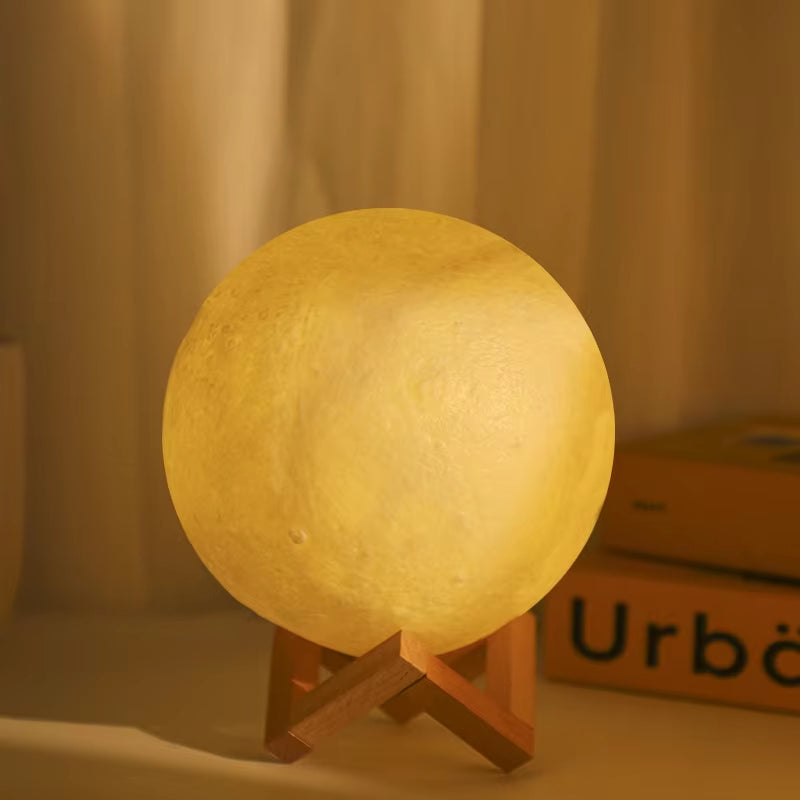 8Cm Stunning 3D Moon Lamp Night Light for Energy-Efficient Room Décor and Special Occasions Bedroom Apex Legends