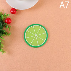 Ins Colour Gradient Acrylic Coaster Anti-Slip round Cup Pad Dining Table Placemat Cafe Decor Mug Mats