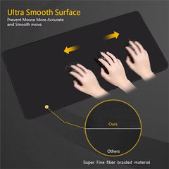 Mousepad Computer XL Mousepads Keyboard Pad Mouse Mat Japan Black Sea Wave Gamer Soft Office Carpet Table Mat Desktop Mouse Pad