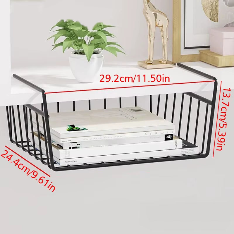 Metal Hanging Kitchen Conditioning Layered Storage Rack Multifunctional Book Storage Rack Dormitories Offices