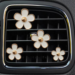 Car Outlet Vent Perfume Clips Cute Flower Air Freshener Diffuser Conditioning Aromatherapy Perfume Clip Car Interior Decoration