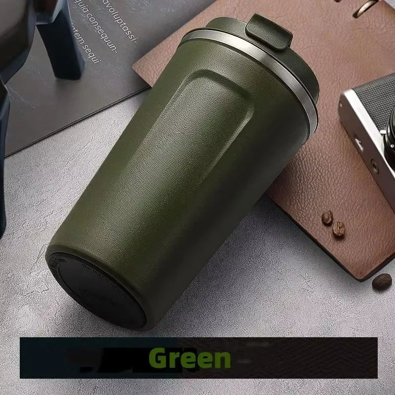 380/510ML Travel Stainless Steel Coffee Cup Thermal Mug Leak-Proof Thermos Bottle Tea Coffee Mug Vacuum Flask Insulated Cups Hot