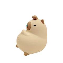 Cute Cartoon Capybara Silicone Night Light USB Rechargeable Timing Dimming Sleep Night Lamp for Children'S Room Decor